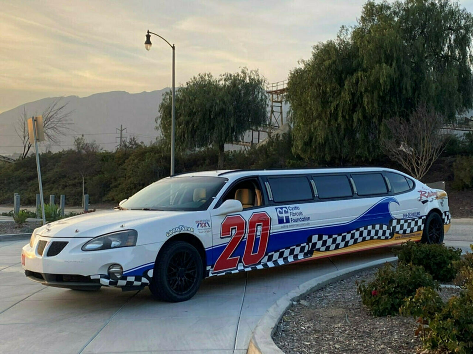 You Can Get a 2004 Pontiac Grand Prix NASCAR Themed Limo for $17,900