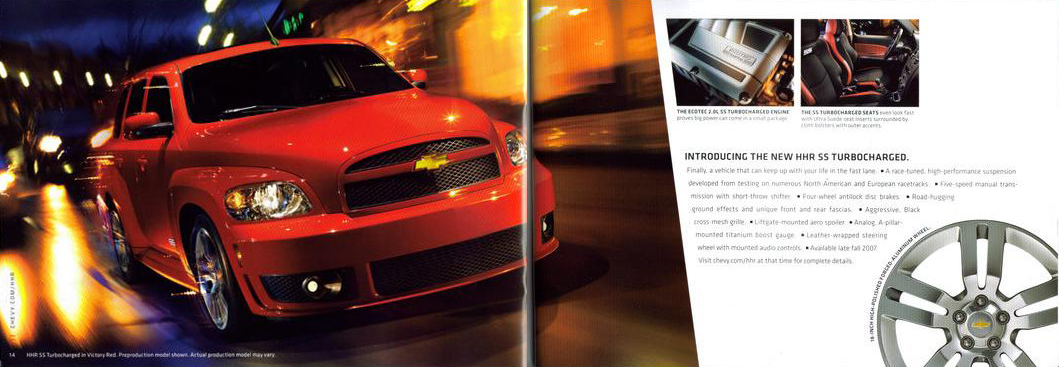 Chevrolet HHR SS Brochure Leaked