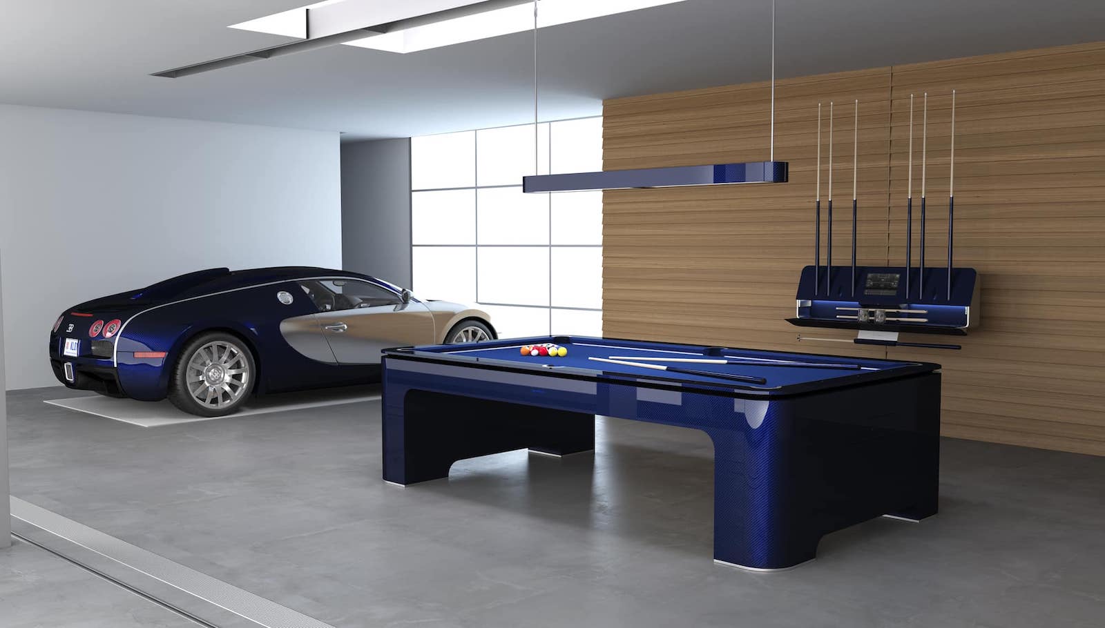 Bugatti's Carbon Fiber Pool Table is as Impressive as Its Cars