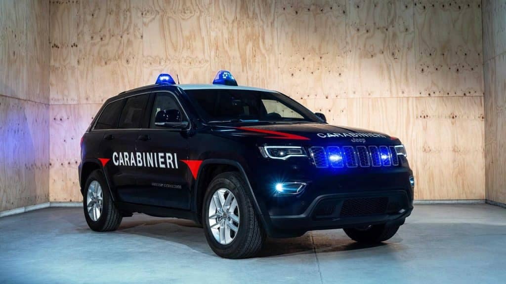 Armored Jeep Grand Cherokees Start Law Enforcement Service In Italy