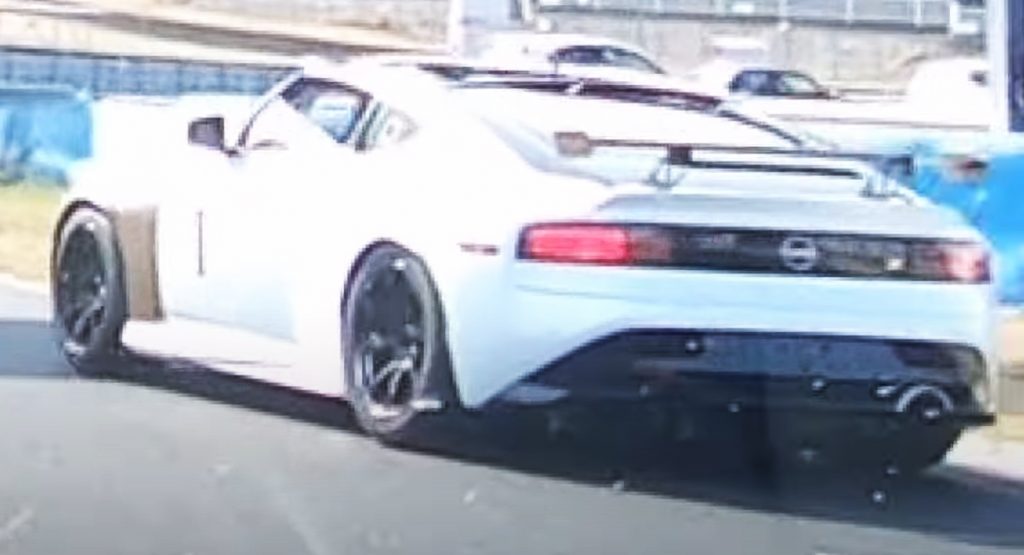 Unusual Nissan Z spotted on Track with Widebody Kit