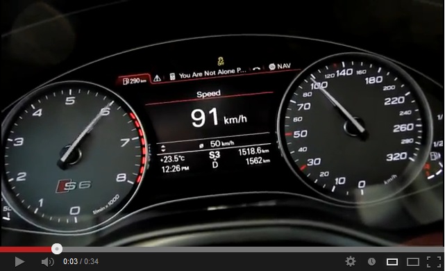 Audi S6 2013 clocks 3.7 seconds from 0-60mph