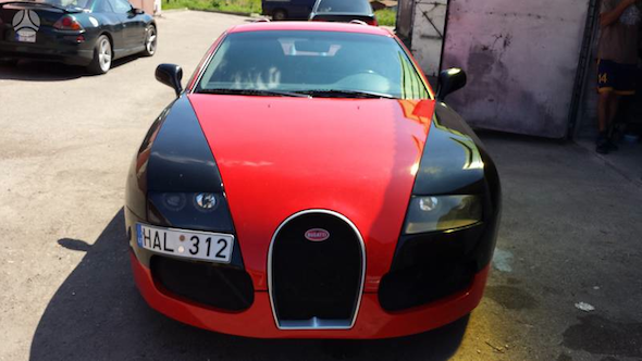 The Bugatti Veyron replica of the Audi A6 is not fooling anyone