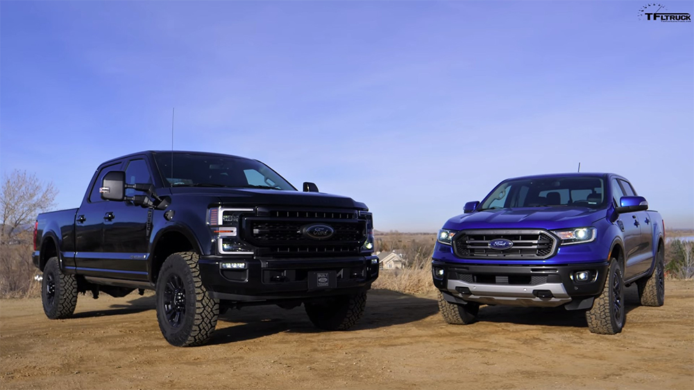 Ford Ranger Drag Races Super Duty Tromor, Why Not?