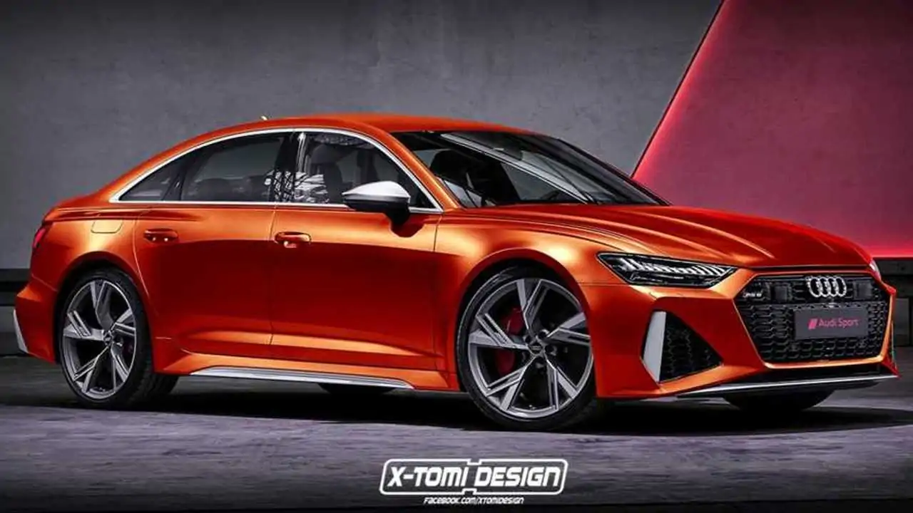 Audi RS6 Sedan rendering Imagines the BMW M5 Rival