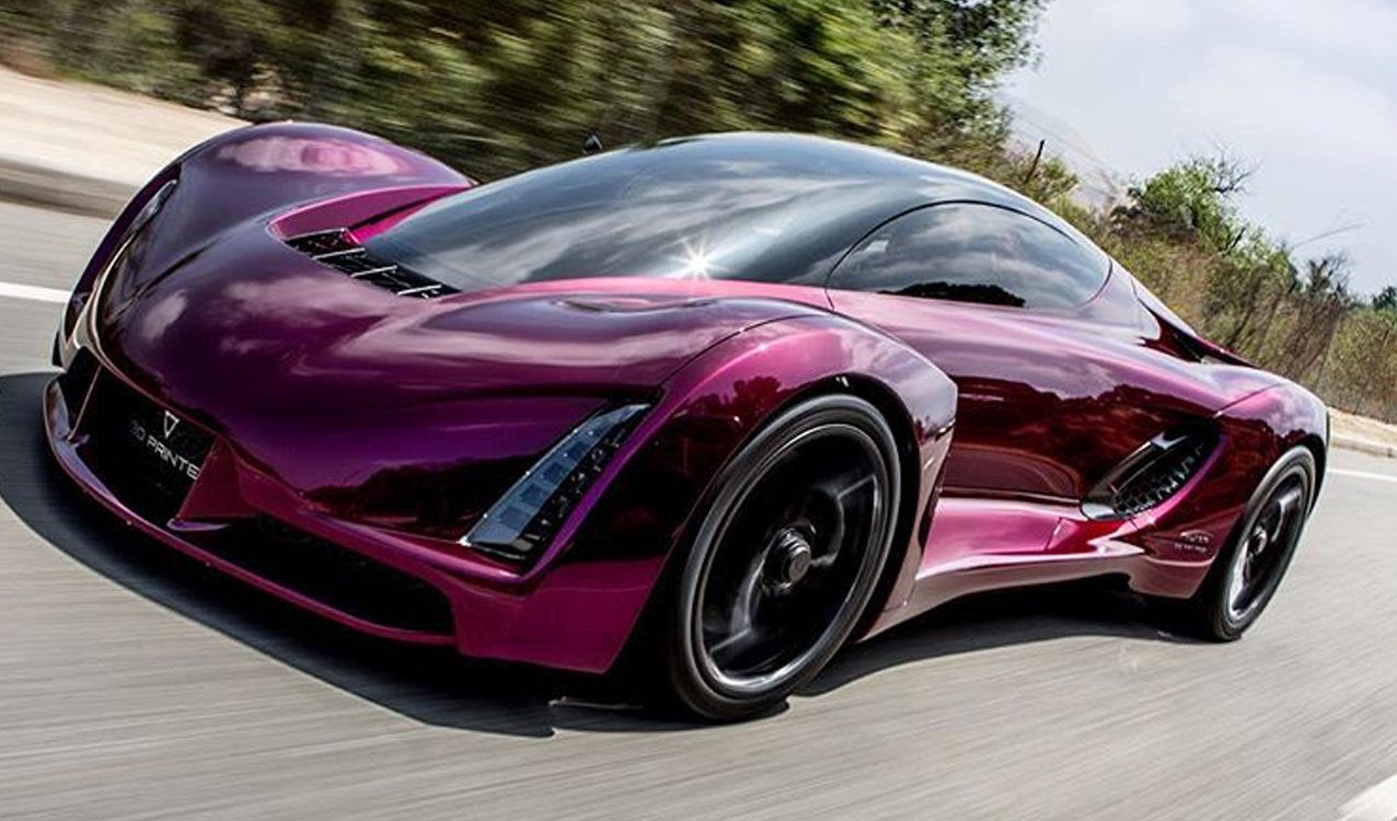 Jay Leno Gives the 720-HP, 3D printed Blade Supercar a Spin