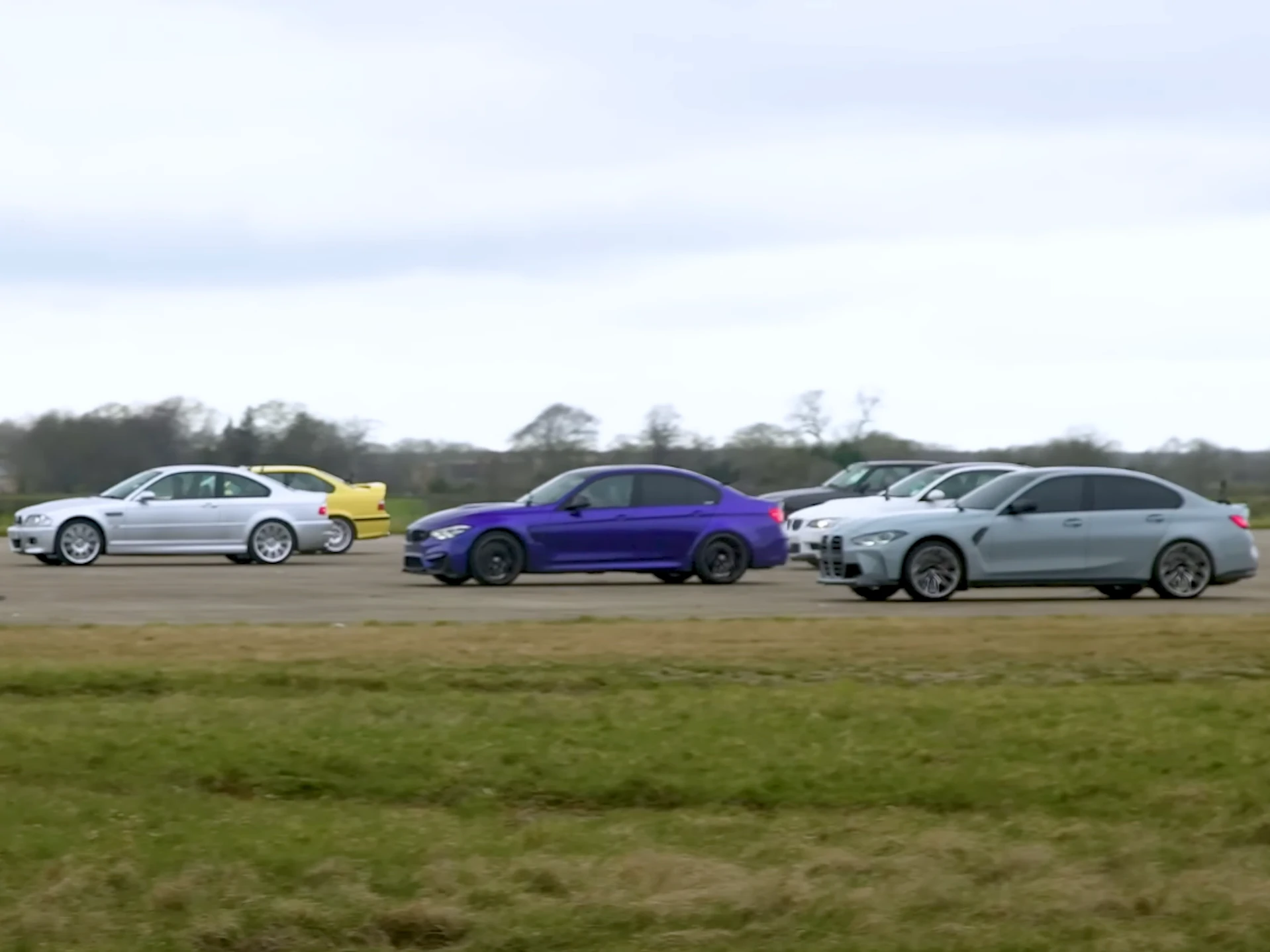 Drag Racing: Generations of BMW M3 Drivers Face Off