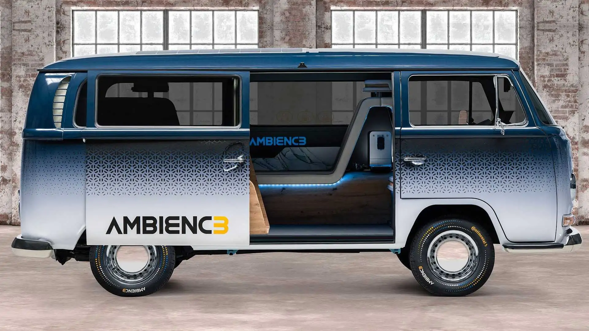 Continental AmbienC3 Interior Design Is A Sleepy Volkswagen T2 For Tomorrow