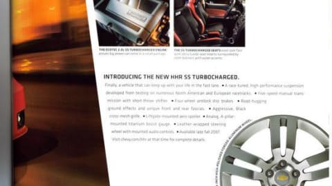 Chevrolet HHR SS Brochure Leaked