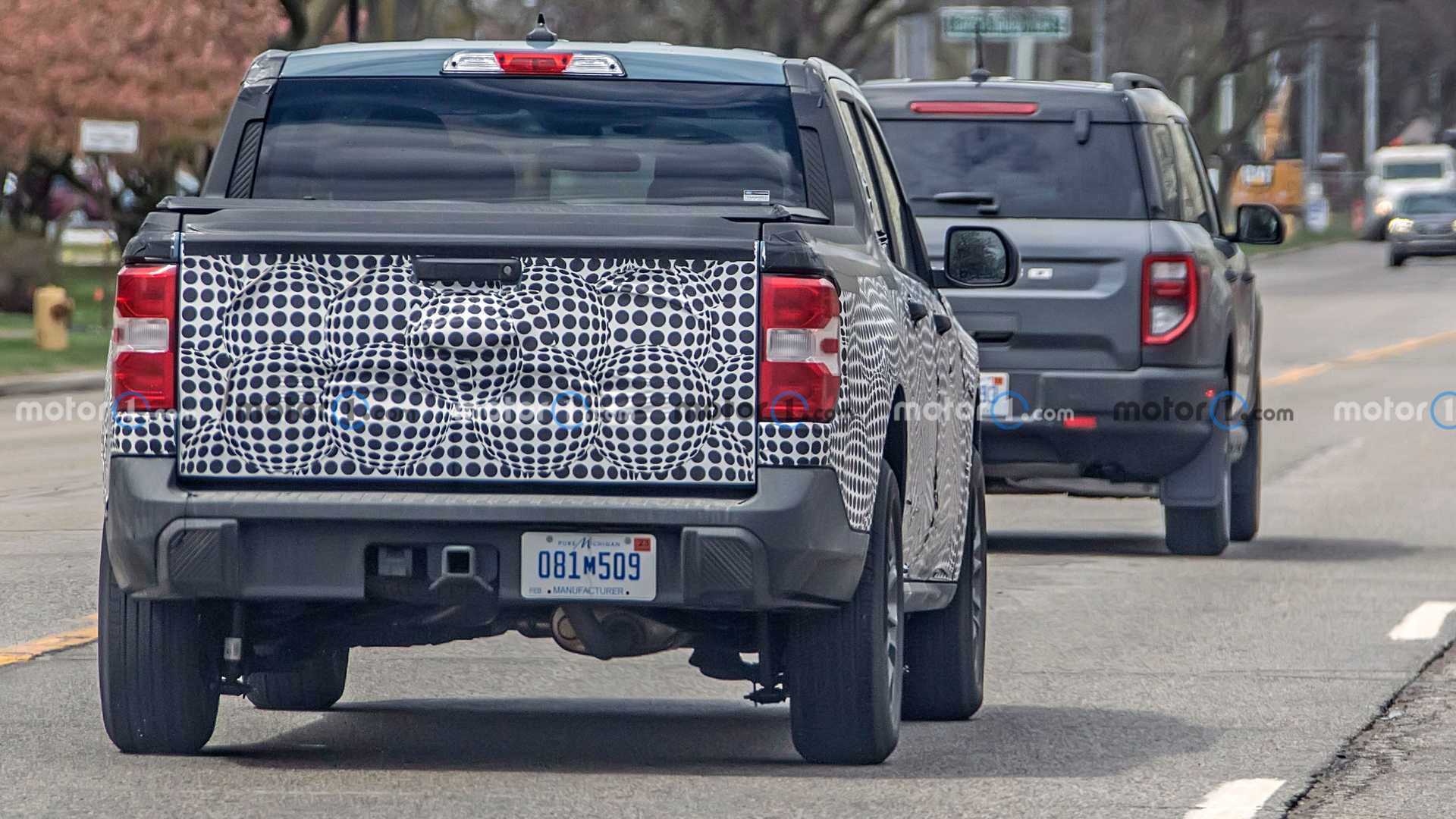 New spy shots reveal the true size of the compact Ford Maverick truck