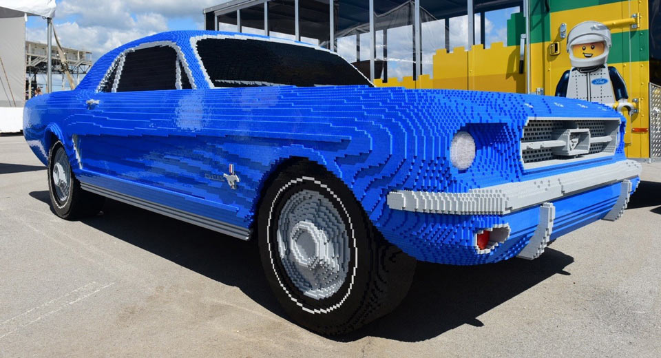 Lego recreates the 1964 Ford Mustang in life-size