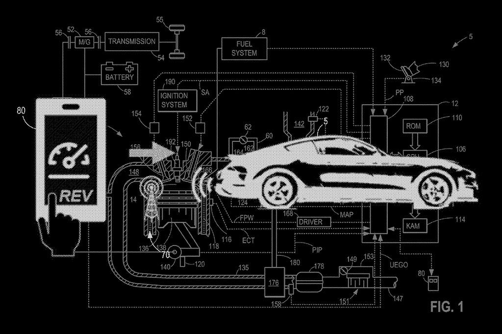 Ford Patents Remote Controlled Engine Revving System