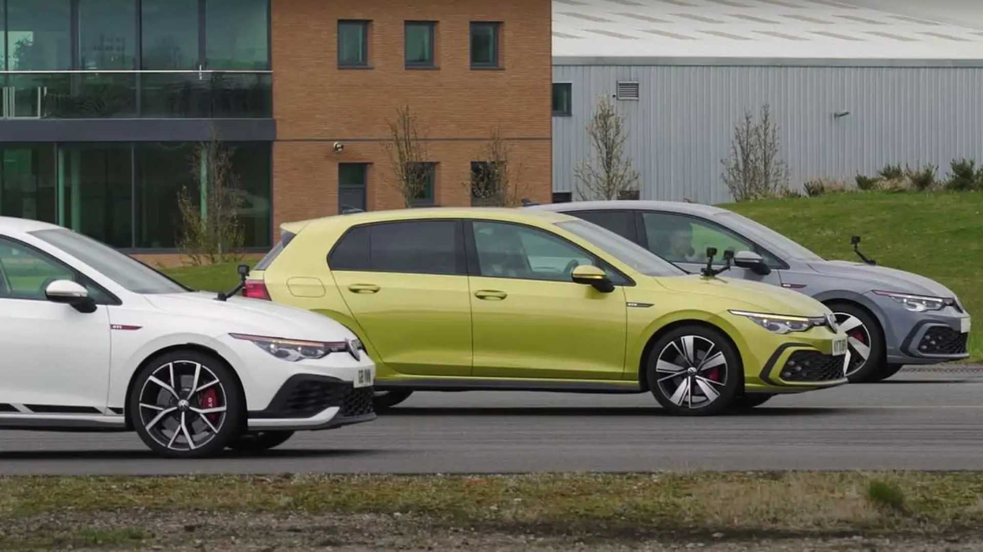 VW Golf Clubsport Shows Its Worth Compared to GTI, GTD in a Drag Race