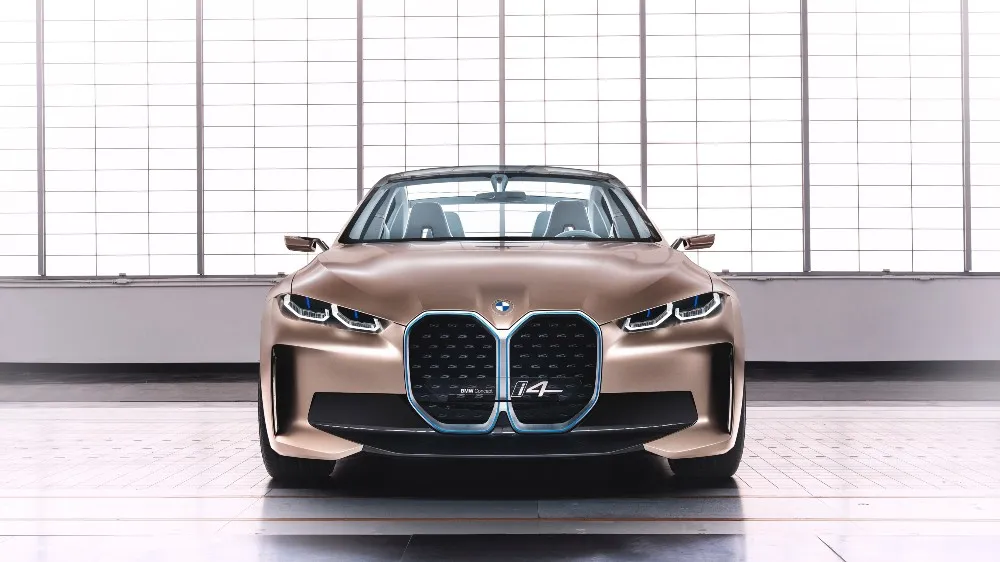 BMW unveils a new, flatter logo for the Concept i4