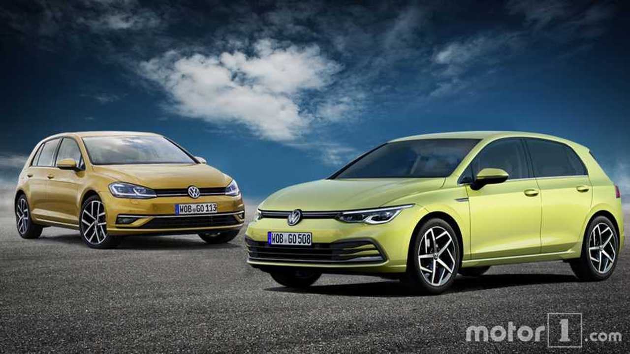 Volkswagen Golf: Side by Side the Changes