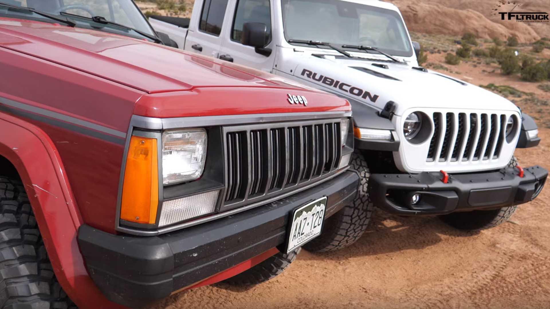 Jeep Comanche meets The Gladiator in Off-Road Battle