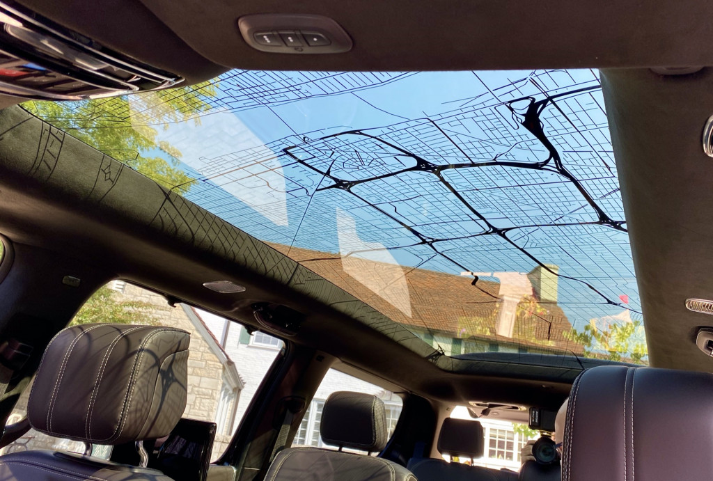 Jeep Grand Wagoneer Shows Massive Mapped Glass Roof