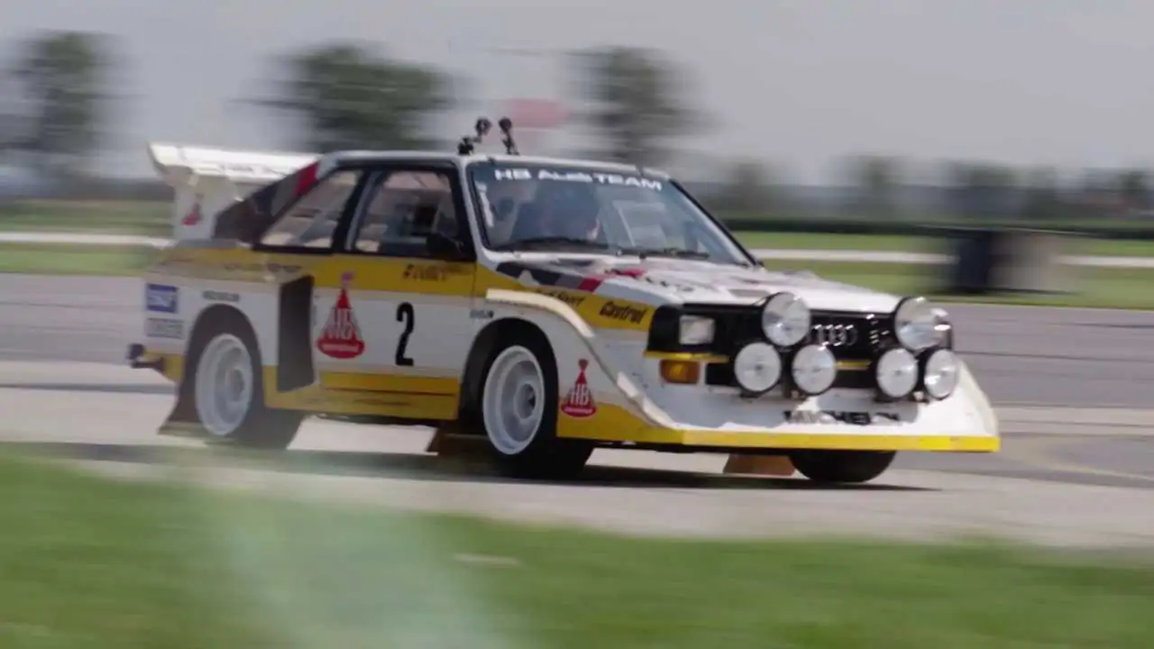 Ken Block drives Audi's Forgotten Group S Prototype Race Car