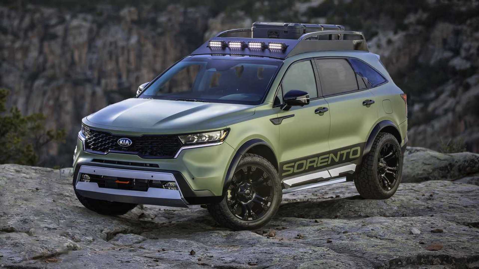 2021 Kia Sorento Channels National Parks with Yosemite and Zion Concepts