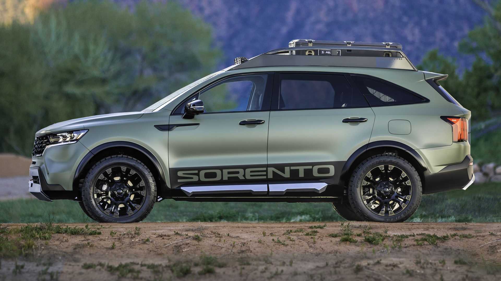 2021 Kia Sorento Channels National Parks with Yosemite and Zion Concepts