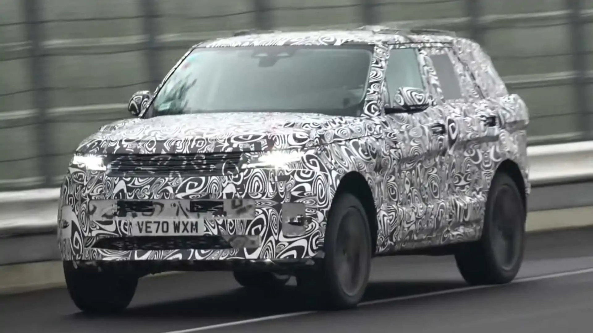 Land Rover Range Rover Sport SVR Spied Test At Nurburgring