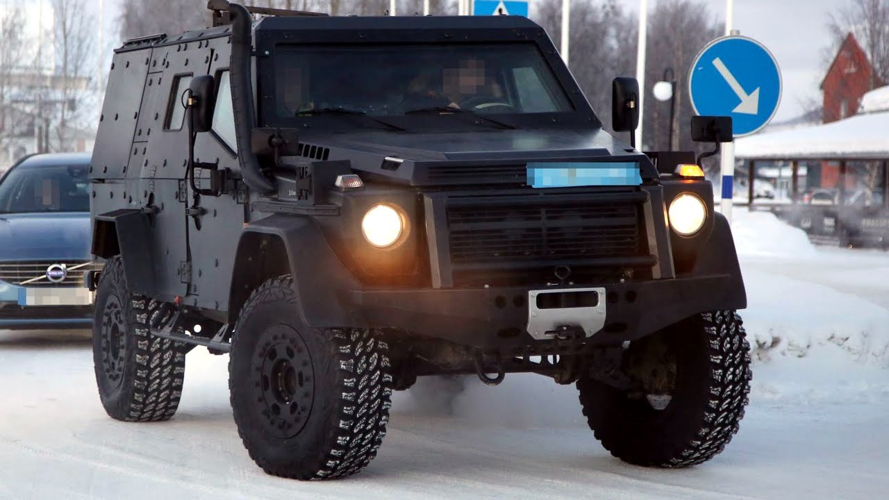 Mercedes G Class Light Armored Patrol Vehicle, spotted, appears indestructible