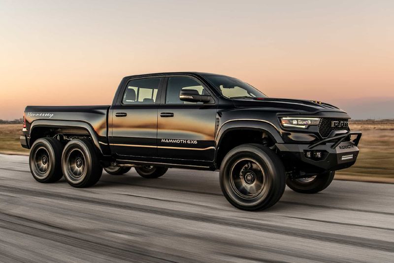 Hennessey Building Crazy 1,200 HP Ram TRX 6x6 Because It Is