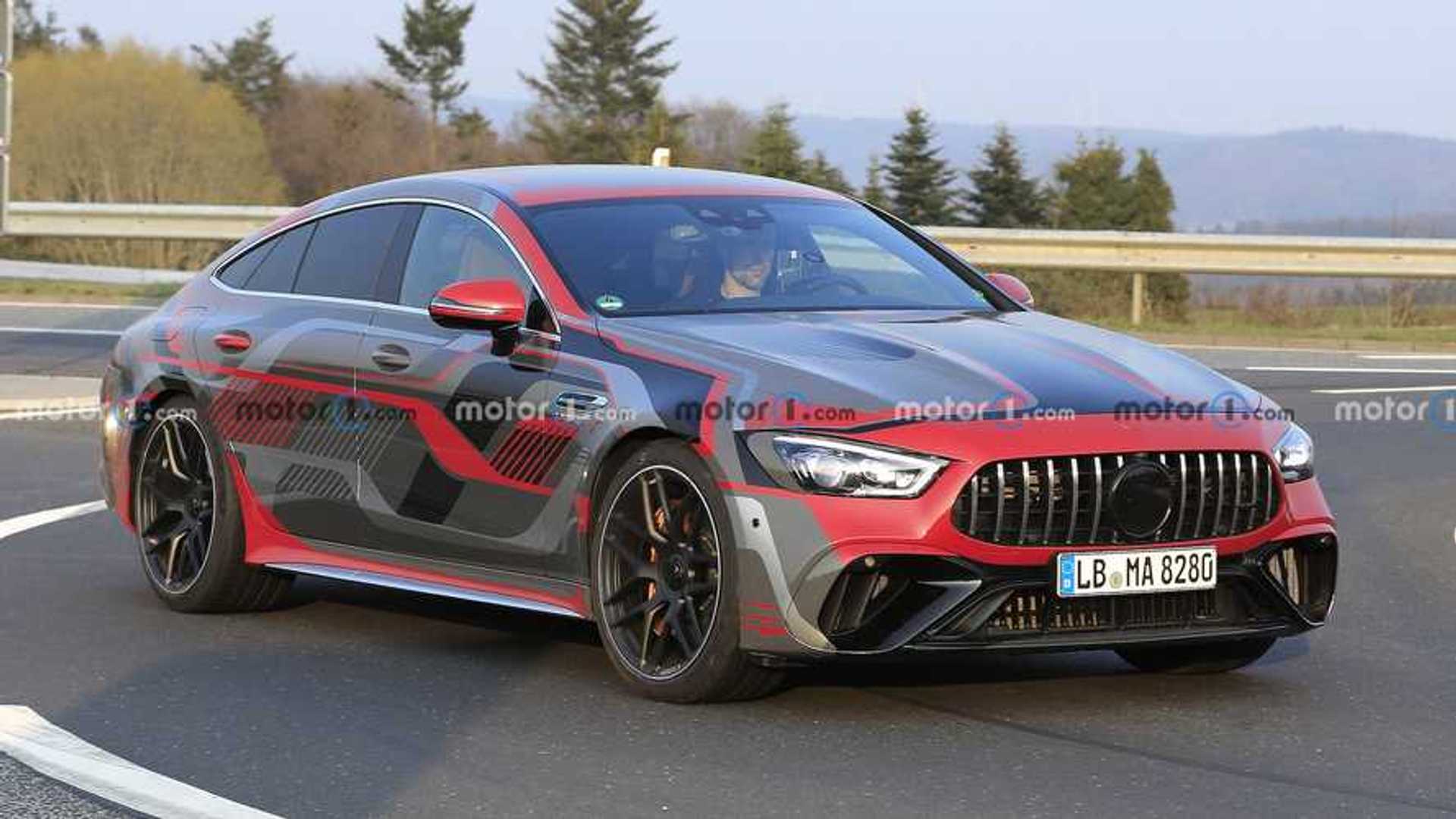 Mercedes-AMG GT73e Makes a Fashion Statement With New Spy Shots