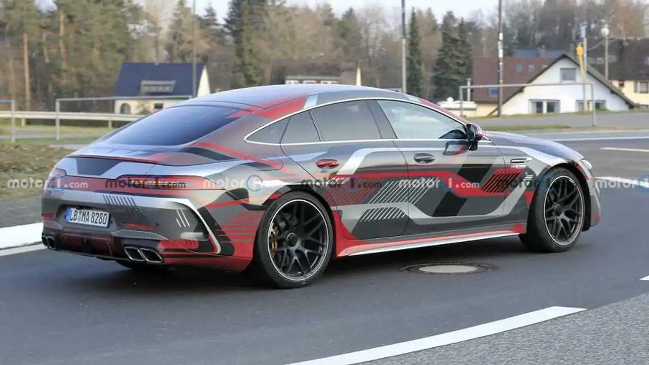 Mercedes-AMG GT73e Makes a Fashion Statement With New Spy Shots