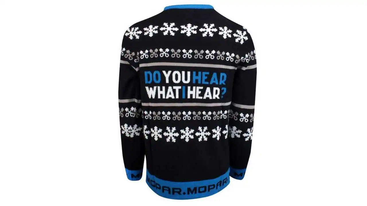 Mopar Hemi's Ugly Holiday Sweater Could Make The Perfect Gift