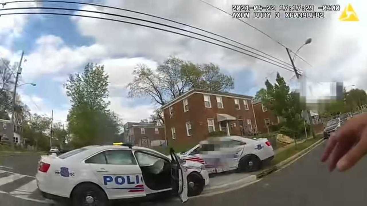 DC Cops Drag Racing and Crashing Their Cruisers: Body Cam Captures It