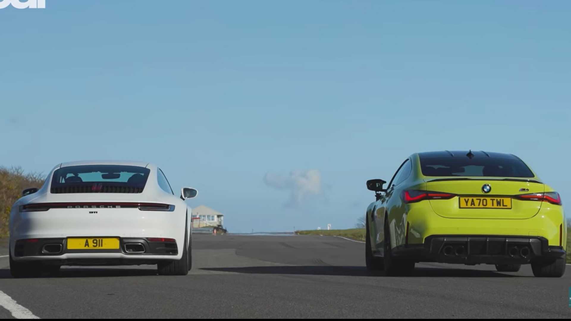 BMW M4 Competition Vs Porsche 911 Drag Has Two Different Winners