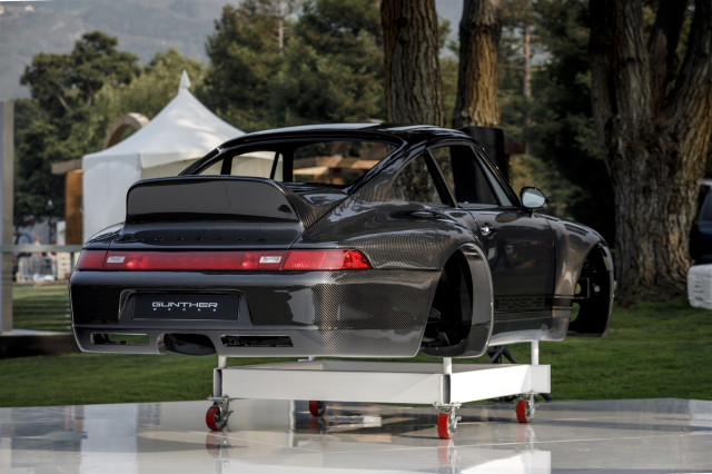 Gunther Werks displays the Carbon Fiber 911 Body at Pebble Beach