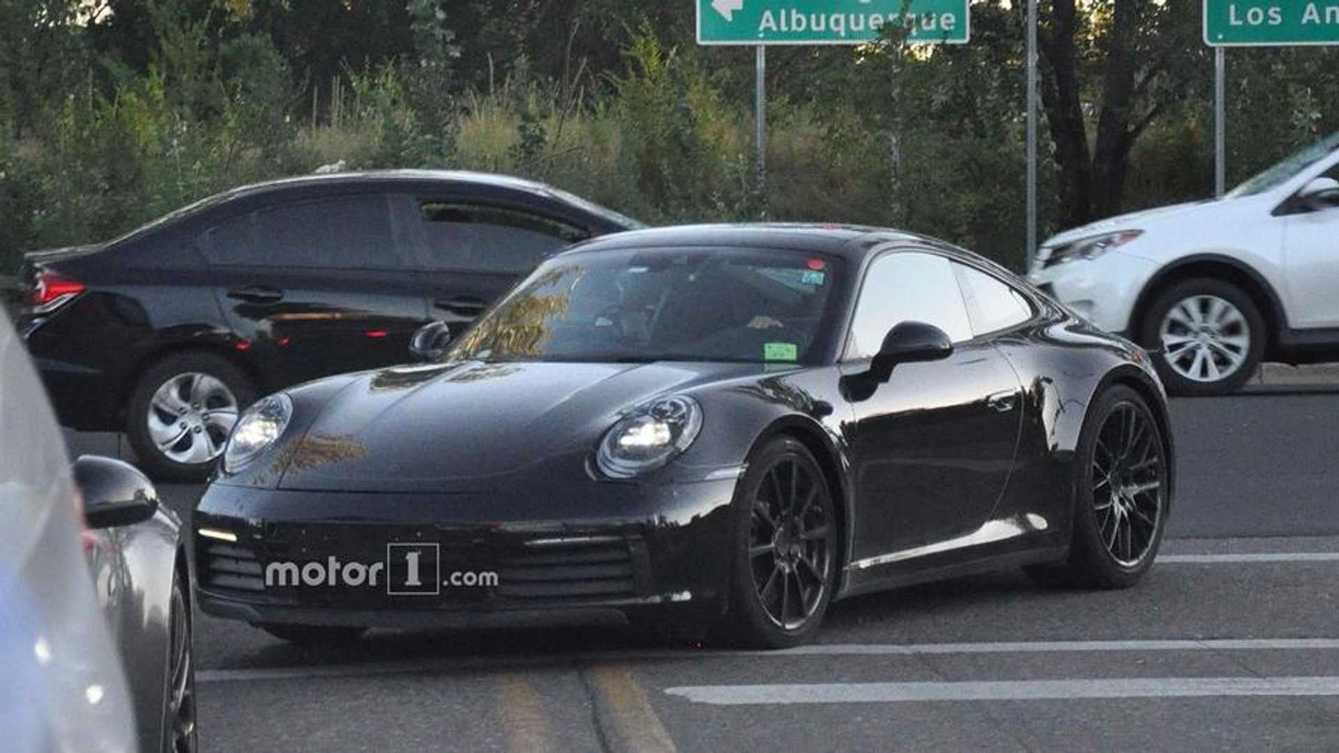 Porsche 911 Spied With Almost-All-Digital Instrument Cluster