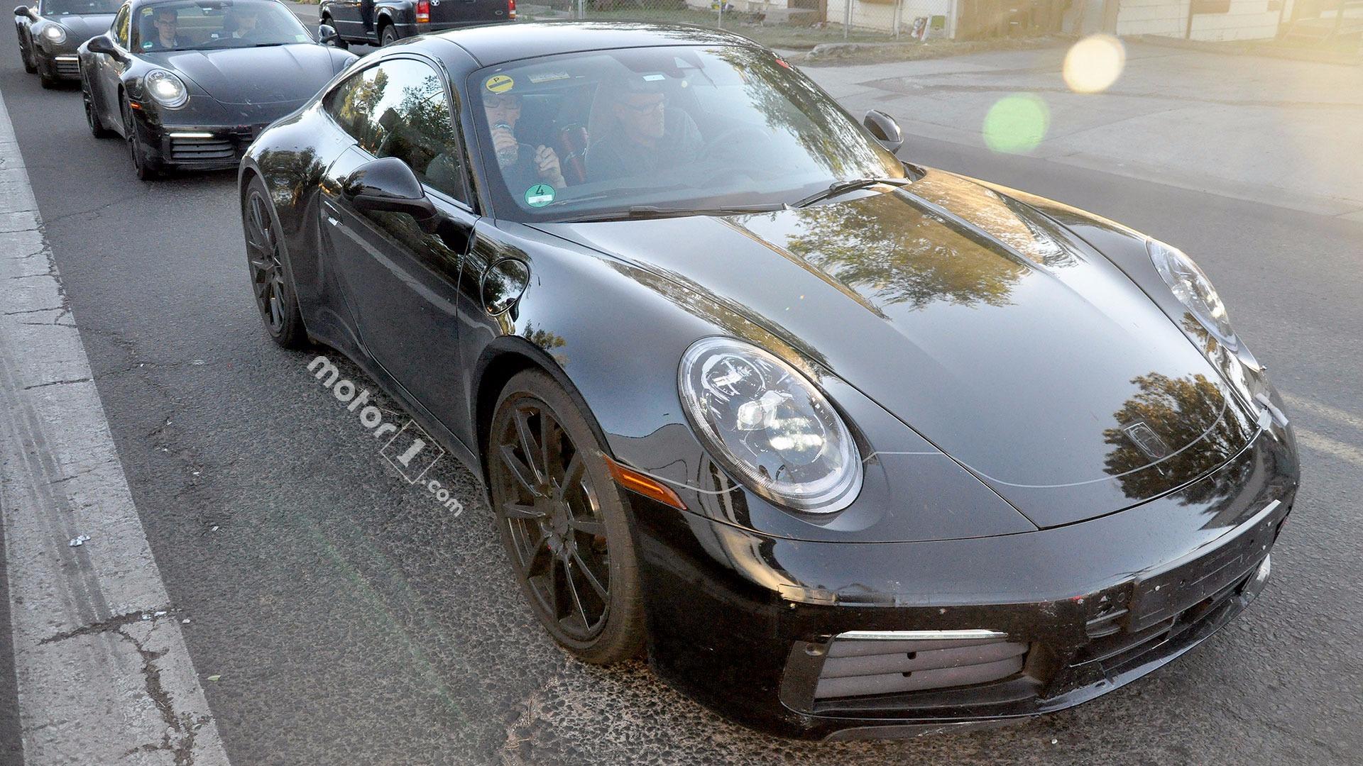 Porsche 911 Spied With Almost-All-Digital Instrument Cluster