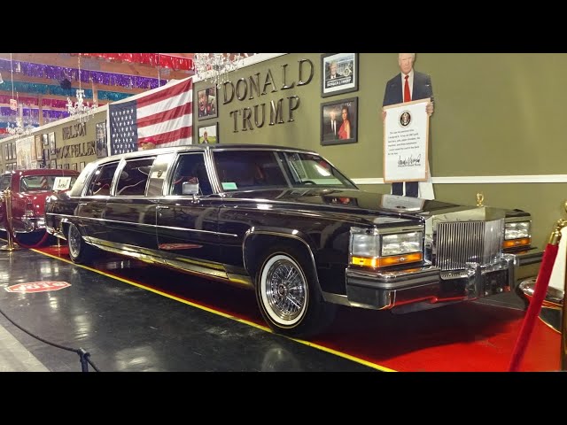 Take a virtual tour of Cadillac's limousine, the 'Trump Edition.