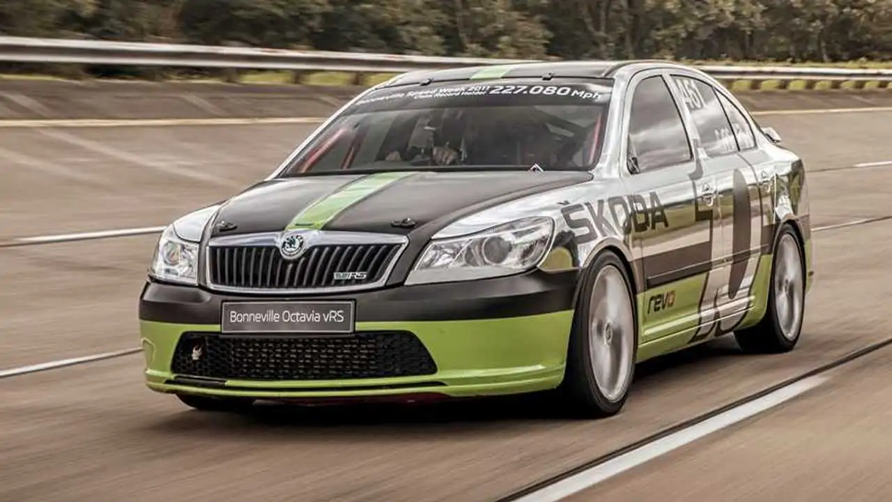 The fastest Skoda ever fully restored after hitting 227 MPH