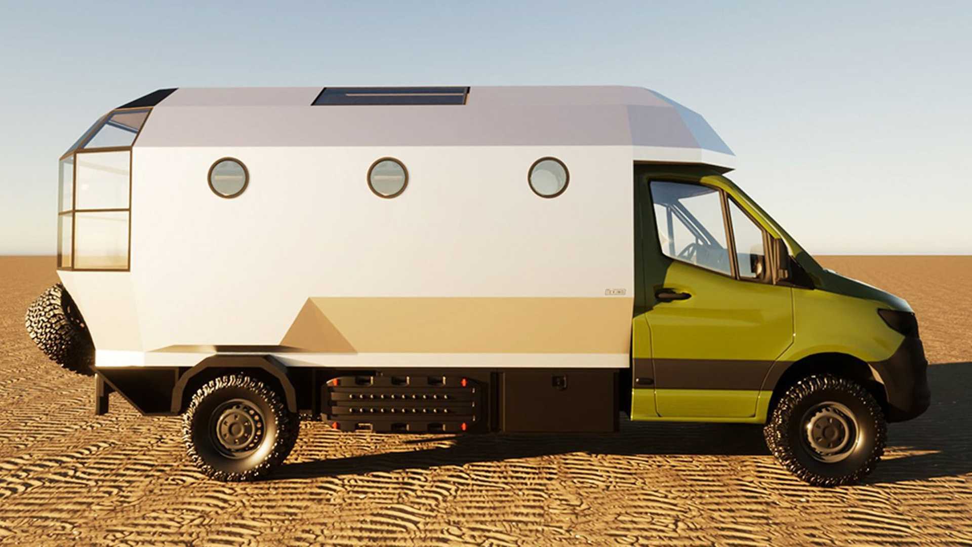 The Atrium Camper van Concept Is A Big Window To The World