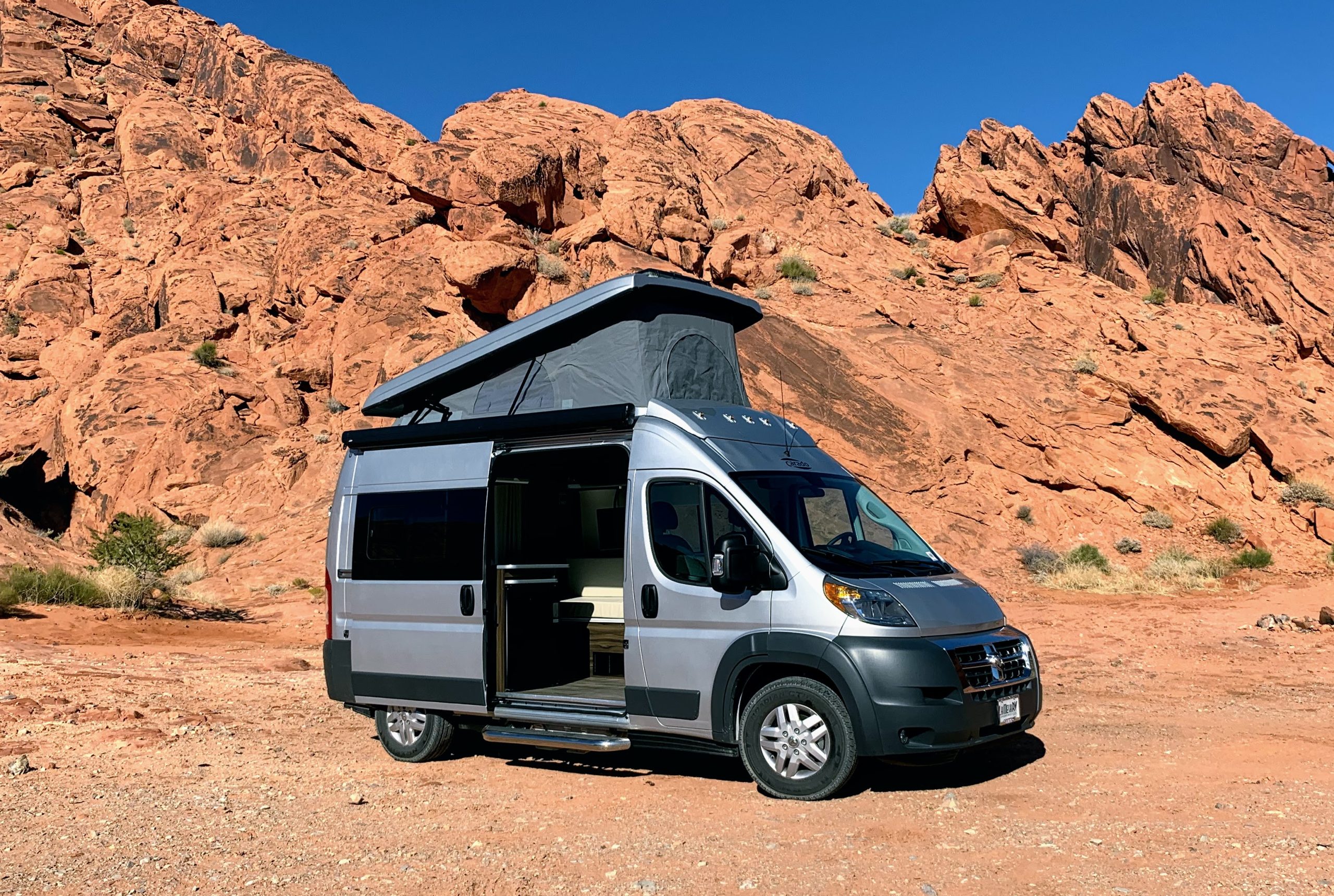 Axion Studio Camper lets you sleep on top of Ram Promaster