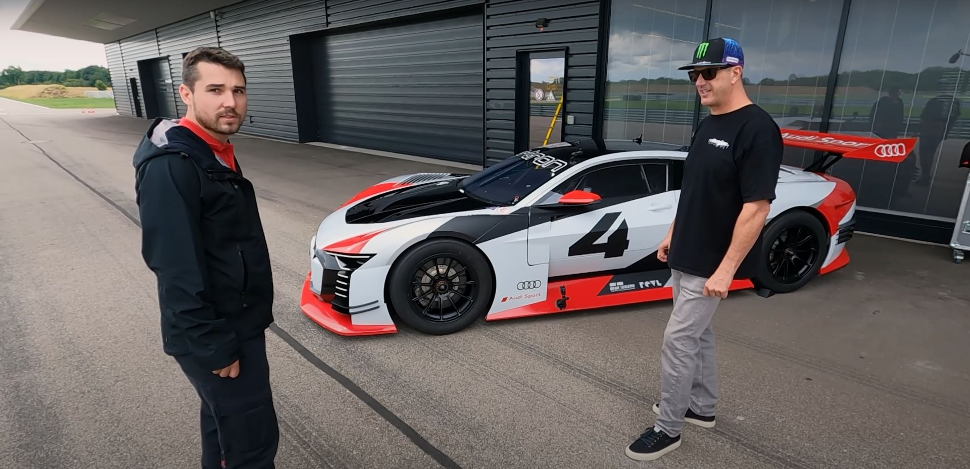 Ken Block sabotages the Audi DTM Legend and Electric Prototype Race Car