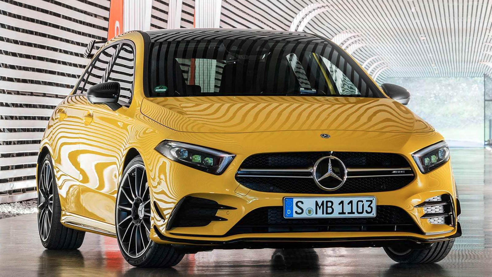 2019 Mercedes-AMG A35 4Matic Spotted in The Metal