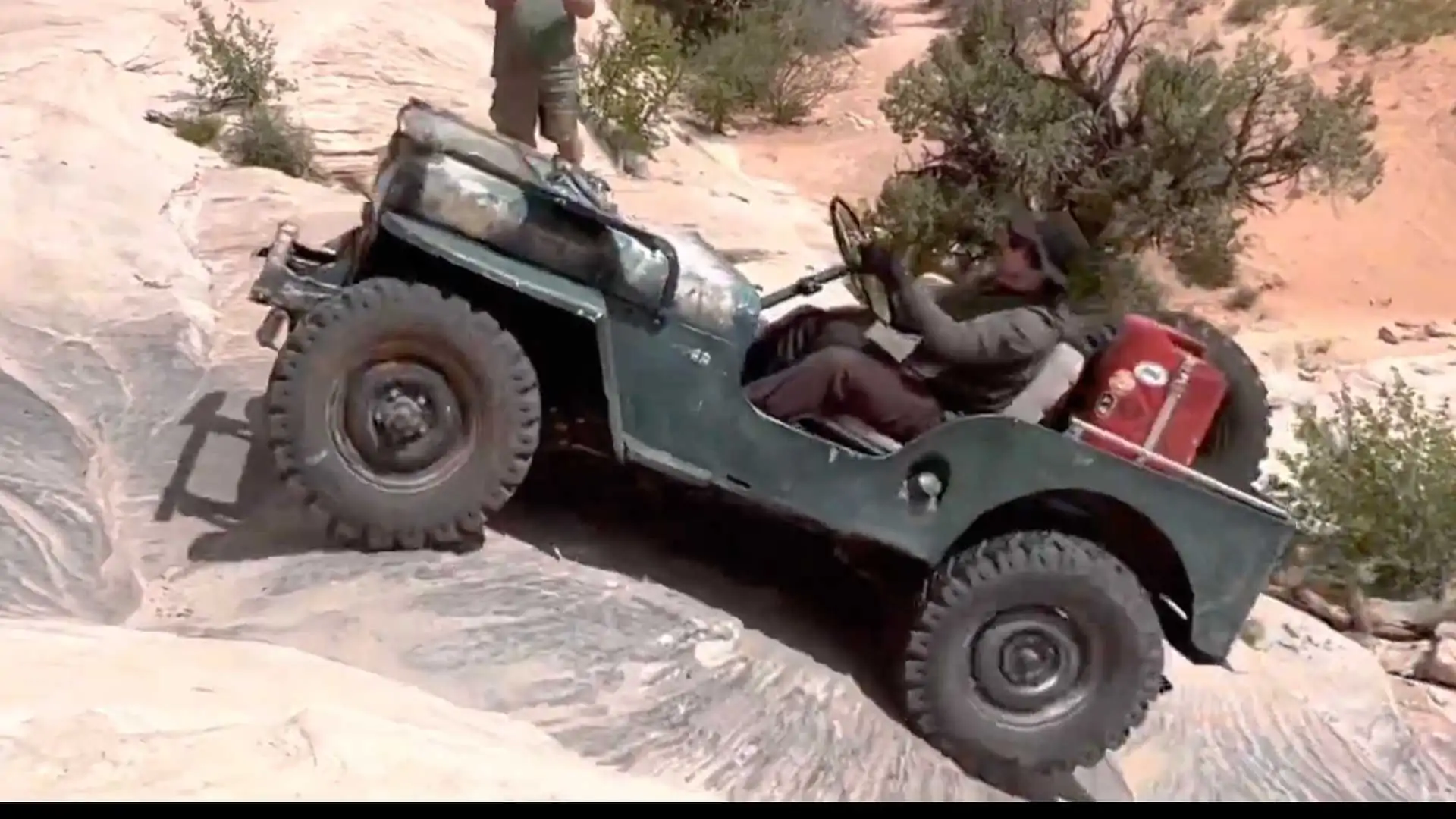 Watch Willys Jeeps Do Rock Crawling at Moab