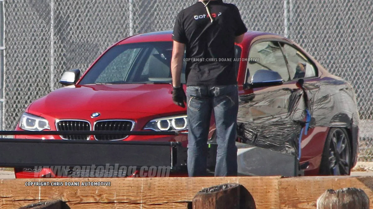 First spy shots of the 2013 BMW 2-Series Coupe