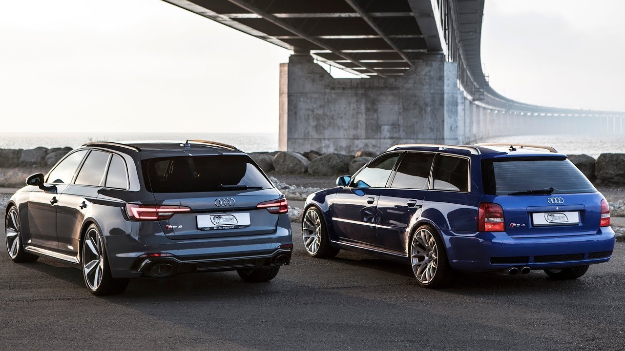 The Past meets the Present: 2001 Audi RS4 Avant joined by 2018 Model