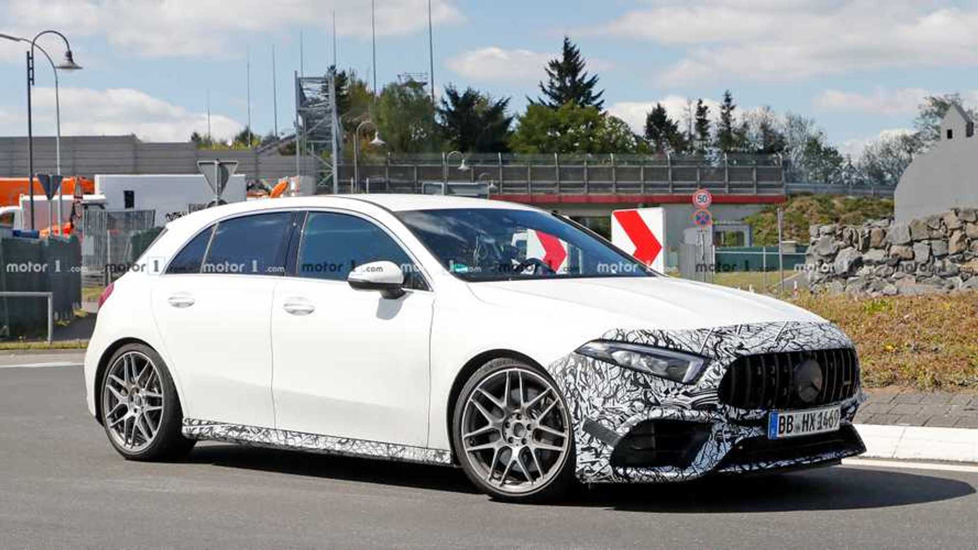 2020 Mercedes-AMG-AMG A45 Spied Looking Relaxed At The Nurburgring