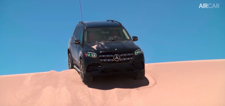 Watch the New Mercedes-Benz GLS bounce out of a Sand Trap