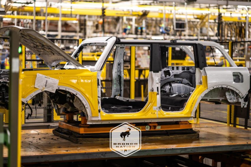 Check Out The First Ford Broncos in Pre-Production as They Roll Down the Assembly Line