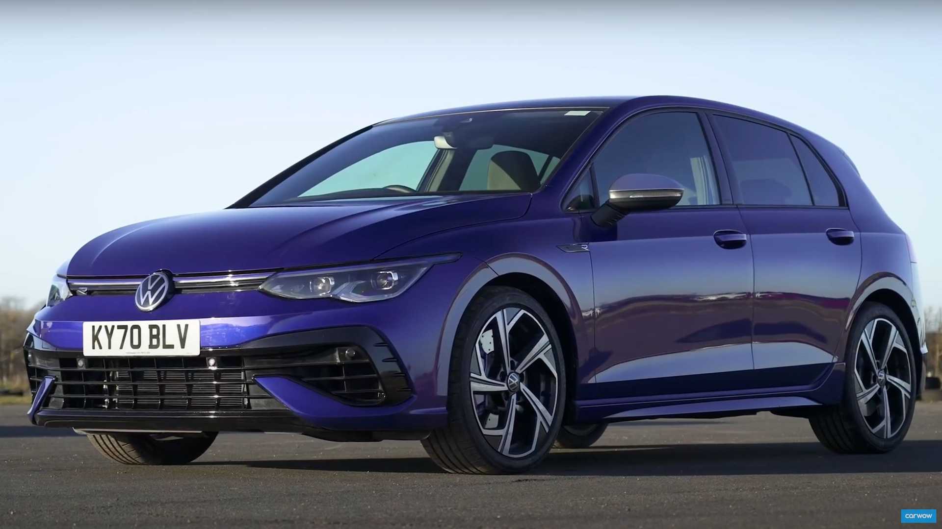 2021 VW Golf R Drag Races Its Luxury Hot Hatch Rivals