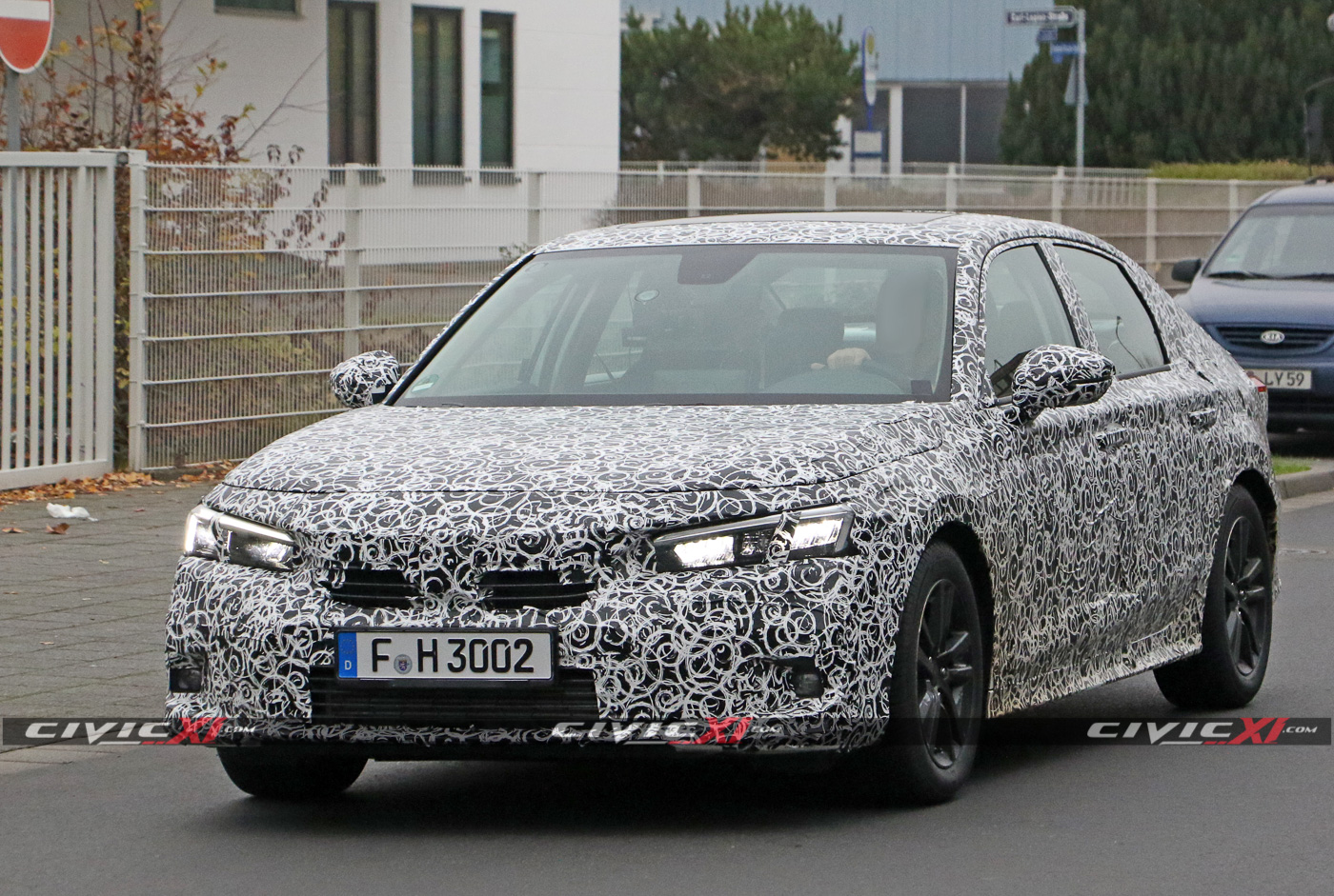 Germany spying the next generation Honda Civic test mule