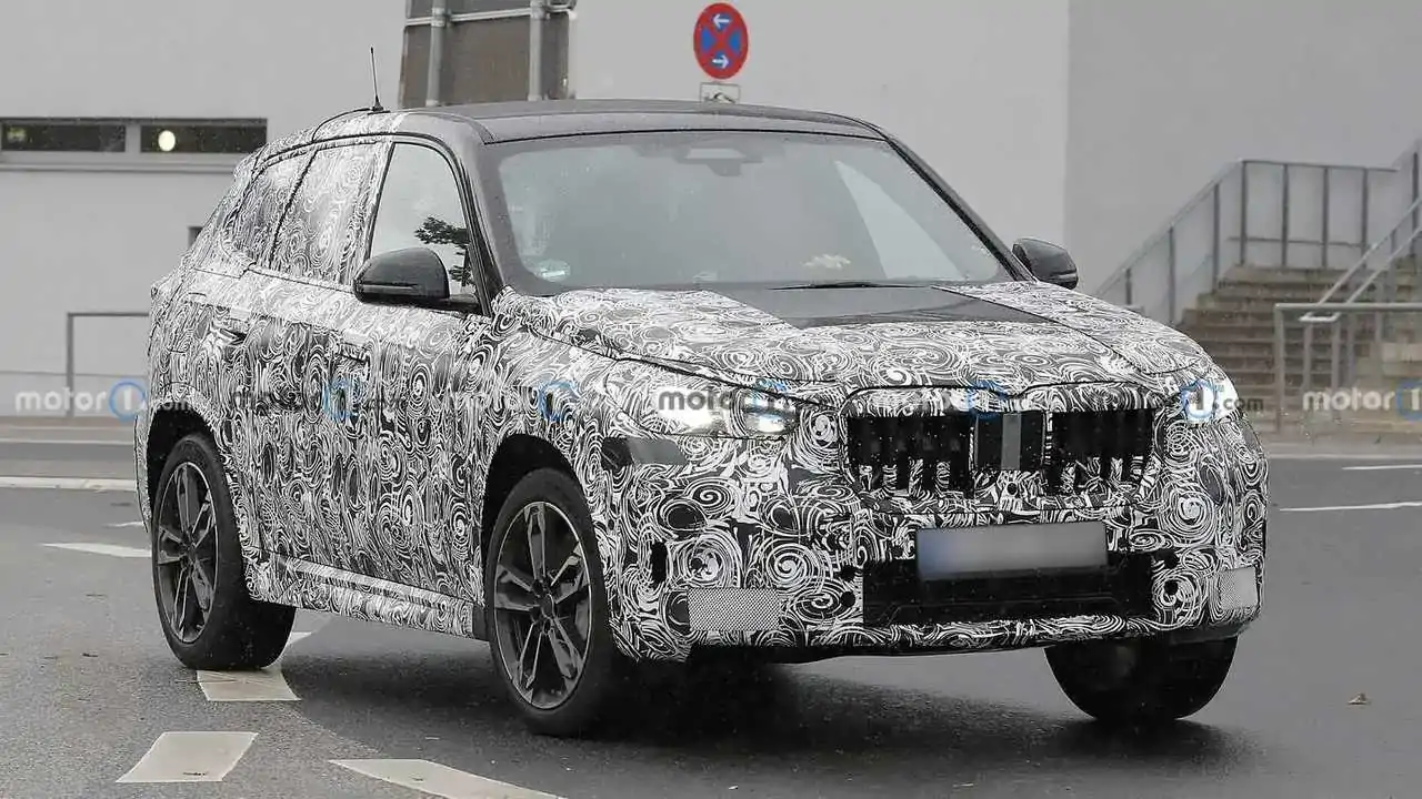 The New BMW X1 is Spied with Quad Exhausts. But, Don't Call it an X1 M.